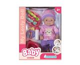 OBL10411301 - 12寸全搪胶娃娃餐盘+摇篮+尿盆系列