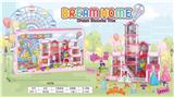 OBL10411762 - DIY娃娃屋过家家拼装小屋女孩公主屋 拼装别墅DIY别墅过家家别墅屋娃娃别墅公主别墅套装
