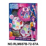 OBL10412012 - 猎魔女团蝴蝶结圆花2层彩妆组合