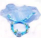 OBL10415982 - 普通头饰加双层纱加3朵立体花