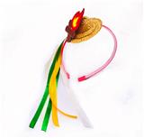 OBL10416001 - 小帽子头饰加丝带