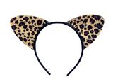 OBL10416074 - 豹纹猫耳朵头饰