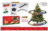 OBL10416974 - 悬挂圣诞树行驶轨道火车