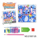 OBL10417187 - 史迪仔系列-点钻相框5D钻石画(20x20CM)