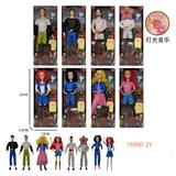 OBL10417527 - 11.5寸关节音乐身《怪奇物语》男女混装带配件 8款混