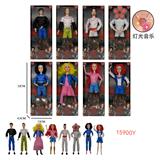 OBL10417530 - 11.5寸关节音乐身《怪奇物语》男女混装 8款混