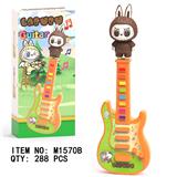 OBL10417778 - 拉布布 电动音乐吉他 带公仔