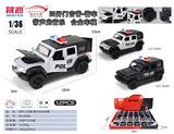 OBL10417807 - 1：36 吉普-警车
四开门合金车模
（带电）
12PCS/24盒