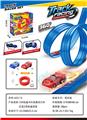 OBL10417950 - 5米轨道/4只高速回力车
红蓝2色轨道混装