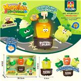 OBL10418210 - 果蔬类按压车
（一个花盆通用三个不同款主体）
茄子+胡萝卜+竹笋、按压滑行车
按压车 卡通车按压滑行
压力车 按压萌趣车
DIY积木底座拆卸
（七彩渐变灯光版）
（产品采用UV工艺）