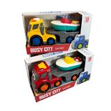 OBL10418319 - 卡通卡车大托板运输快艇（2色混装）