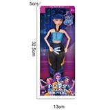 OBL10418581 - K-POP 猎魔女团真人版11.5寸12关节实身带Rumi鲁米打歌芭比带武器