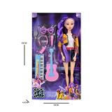 OBL10418597 - K-POP 猎魔女团动画版11.5寸12关节实身Rumi鲁米打歌芭比带吸塑配件