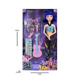 OBL10418598 - K-POP 猎魔女团动画版11.5寸12关节实身Rumi鲁米打歌芭比带吸塑配件