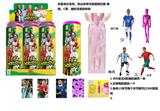 OBL10418891 - 夏天泡水变色11.5寸13关节实身世界杯明星带足球带卡片随机一张明星卡片3款6PC随机混装