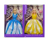 OBL10419031 - 11寸9关节实身时尚芭比+耳环 2色混装