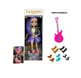 OBL10419094 - K-POP彩虹猎魔系列 1比1  12寸12关节实身真玻璃眼珠惊喜猎魔女团娃娃带耳环带一条吉他带金貂卡片一张