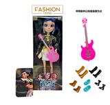 OBL10419096 - K-POP彩虹猎魔系列 1比1  12寸12关节实身真玻璃眼珠惊喜猎魔女团娃娃带耳环带一条吉他带金貂卡片一张