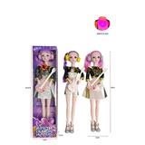 OBL10419118 - 猎魔女团K-POP现货22寸11关节8D真眼珠窗盒包装袋灯光音乐主题曲鲁米佐伊米拉搪胶公仔带大吉他戴耳机