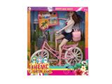 OBL10419123 - 高档11.5寸11关节实身主题单车时装芭比带配件