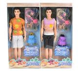 OBL10419146 - 11.5寸夏天泳装实身男人芭芘带耳机、宠物、相机、背包