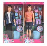 OBL10419148 - 11.5寸夏天泳装实身男人芭芘带一系列游泳吸塑用品、旅行箱