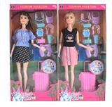 OBL10419152 - 夏天泳装11.5寸12关节实身女芭芘带一系列游泳吸塑用品、旅行箱