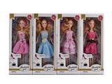 OBL10419218 - 高档11.5寸实身时装芭比四款混装