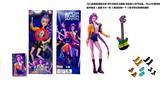 OBL10419225 - 2026年度最佳K-POP猎魔女团动画版11.5寸12关节实身带七彩灯光主题曲Rumi鲁米打歌芭比带金貂卡片一张带摇滚吉他