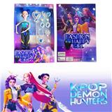 OBL10420262 - K-POP 猎魔女团真人版11.5寸12关节实身Rumi鲁米打歌芭比带吸塑配件