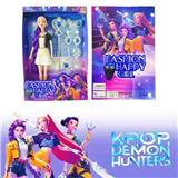 OBL10420264 - K-POP 猎魔女团真人版11.5寸12关节实身Rumi鲁米打歌芭比带吸塑配件