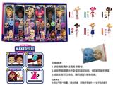 OBL10420287 - 高档FAIL.FIX.9寸11关节实身3D真眼珠变脸化妆时装芭比头发带香味。娃娃带4样惊喜配件。6款6PC