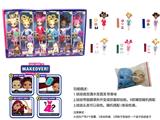OBL10420288 - 高档FAIL.FIX.9寸11关节实身3D真眼珠变脸化妆睡衣芭比头发带香味。娃娃带4样惊喜配件。6款6PC