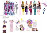 OBL10420359 - 第11季高档惊喜炫彩闪亮组合珠光11.5寸实身闪光变色泡水芭比.衣服手触摸会变色。带10样不同的惊喜配件4款随机混装6PCS