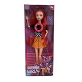 OBL10420533 - K-POP 猎魔女团动画版11.5寸12关节实身带七彩灯光主题曲Rumi鲁米打歌芭比带武器