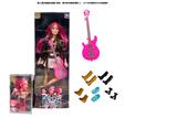 OBL10420577 - K-POP 猎魔女团真人版11.5寸12关节实身鲁米佐伊米cospiay朋克芭比带吉他，金貂卡片一张