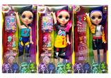 OBL10420631 - 卡通12D  真眼珠28寸吹瓶猎魔娃娃带音乐主题曲带行李包套装带 带锣鼓音乐主题套装  3款混装