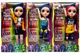 OBL10420632 - 卡通12D  真眼珠28寸吹瓶猎魔娃娃带音乐主题曲带饰品套装  带发夹主题套装  3款混装