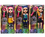 OBL10420633 - 卡通12D  真眼珠28寸吹瓶猎魔娃娃带音乐主题曲带卡通音乐棒  带头圈主题套装  3款混装