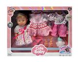 OBL10420878 - 14寸吹瓶喝水功能女娃娃 
搪胶手脚