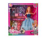 OBL10422141 - 11.5寸实身关节芭比带配件套装 配衣 项链