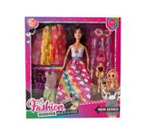 OBL10422142 - 11.5寸实身关节芭比带配件套装 配衣