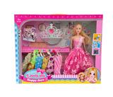 OBL10422154 - 11.5寸实身关节芭比配衣 耳环 胸坠 皇冠