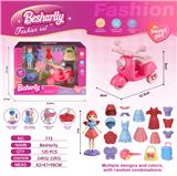 OBL10422816 - 过家家芭比公仔换装娃娃套装娃娃套装（摩托车）