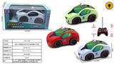 OBL10424927 - Q版1:20四通宝马带3D灯光遥控警车不包电