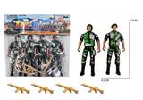 OBL10425148 - 4位军人配枪(黑色)
