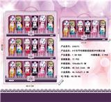 OBL10427224 - 6寸实身关节毛帽套装娃娃3PCS展示盒