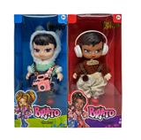 OBL10427643 - 2代8寸12关节实身毛绒时装贝拉兹娃娃带耳机带照相机