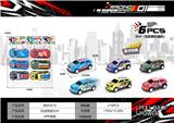 OBL10428290 - 回力车合金铁皮城市涂鸦SUV越野车（6PCS）