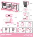 OBL10428785 - 小果汁机+小咖啡机+小搅拌机套装过家家-8*AA-不包电